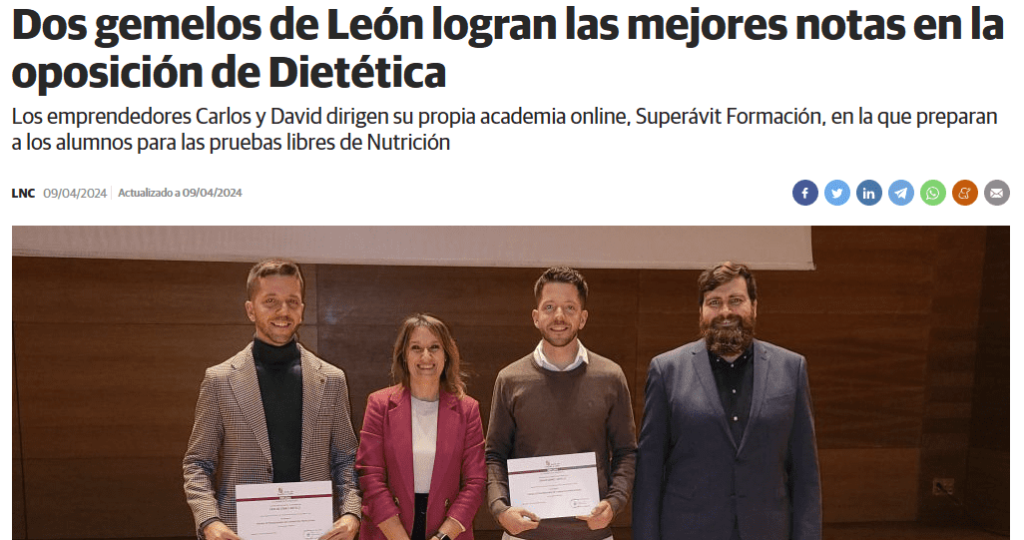 oposiciones dietética sacyl
