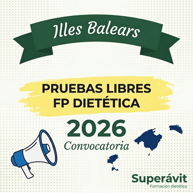 convocatoria pruebas libres dietetica baleares 2026